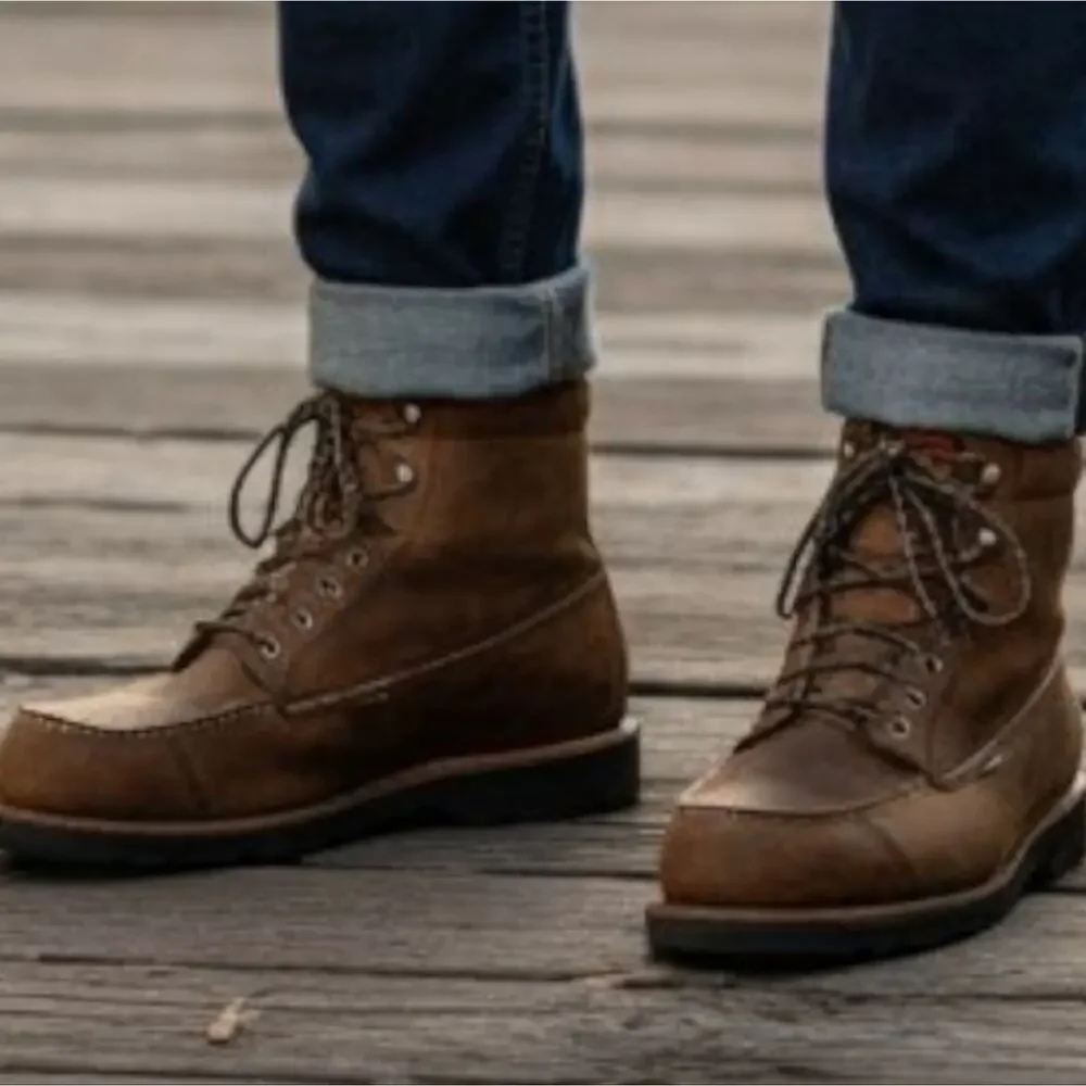 Red Wing Irish Setter 849 Waterproof Soft Toe Leather Boots Size 13D   S4007